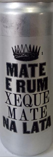 Xeque Mate Drink Pronto de Chá Mate, Rum, Guaraná e Limão, 310ml