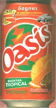 Oasis - Tropical x 24 - Canettes 33cl. Classic - Boissons