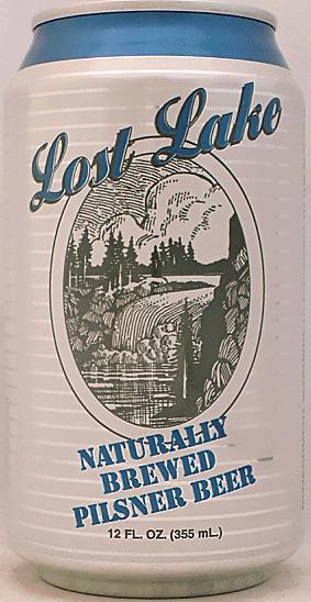 LOST LAKE Beer 355mL NATURALLY BREWED PIL United States