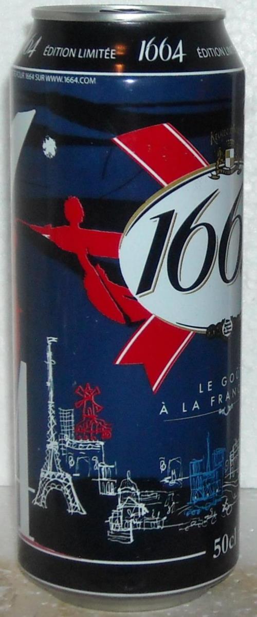 1664 De Kronenbourg Beer 500ml Edition LimitÉe Ch France
