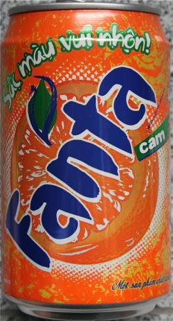 FANTA-Orange soda-330mL-Vietnam