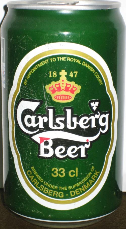 CARLSBERG-Beer-330mL-EURO 96 OFFICIAL BEE-Spain