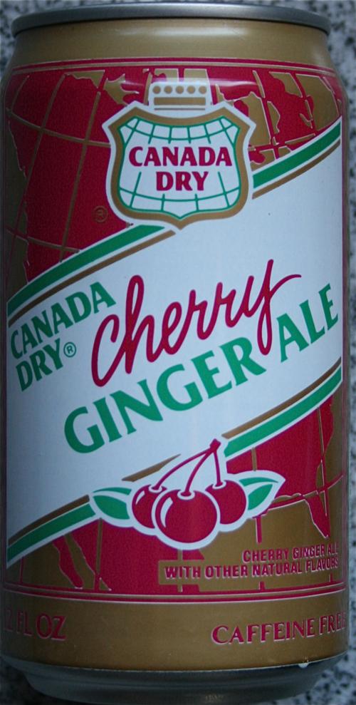 CANADA DRY-Ginger ale -cherry-355mL-GINGER ALE - CHERRY-United States