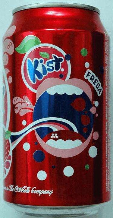 KIST-Strawberry soda-354mL-Panama