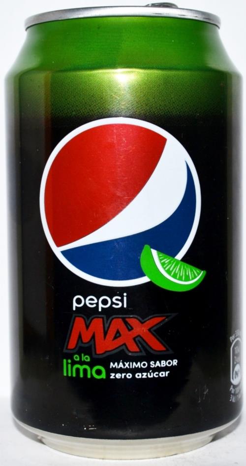 PEPSI-Cola with lime (diet)-330mL-Spain
