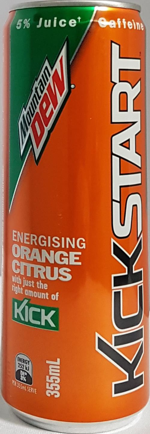 MOUNTAIN DEW-Orange soda-355mL-Australia