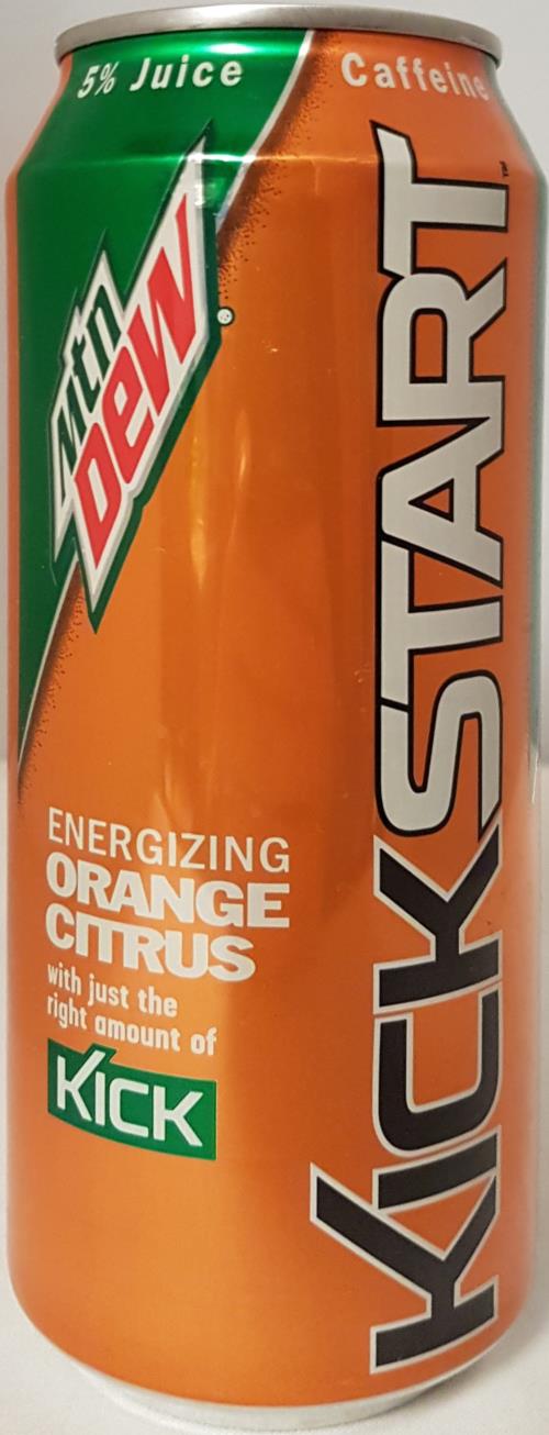 MOUNTAIN DEW-Citrus/orange soda-473mL-KICKSTART ORANGE CIT-United States