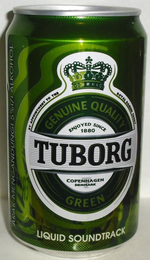 TUBORG-Beer-320mL-GENUINE QUALITY GREE-Malaysia