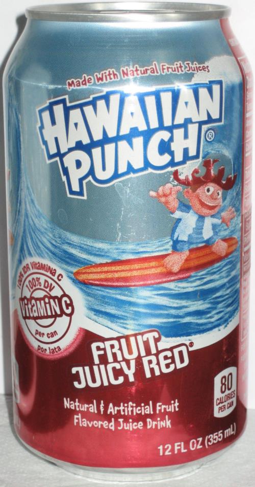 Hawaiian Punch Fruit Juicy Red Juice Drink 12 oz Cans