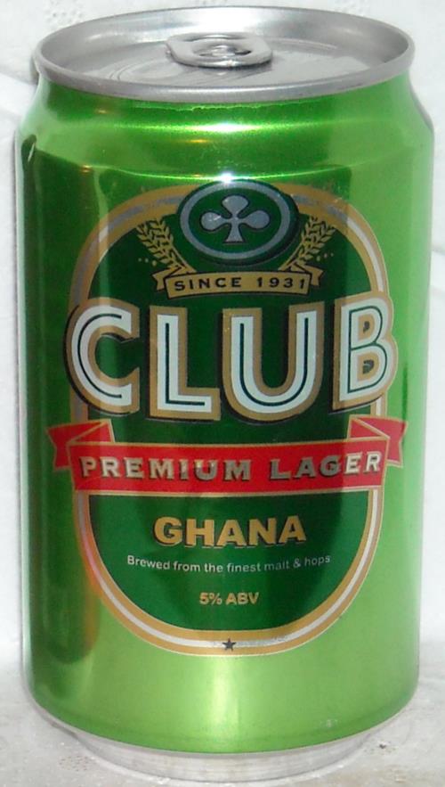 CLUB-Beer-330mL-PREMIUM LAGER GHANA-Ghana